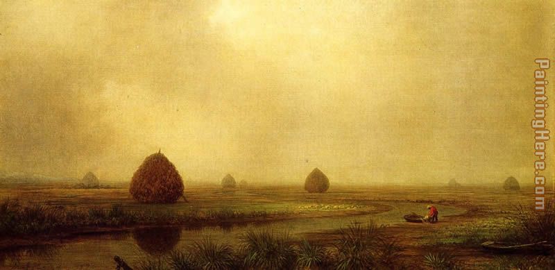 Jersey Marshes painting - Martin Johnson Heade Jersey Marshes art painting